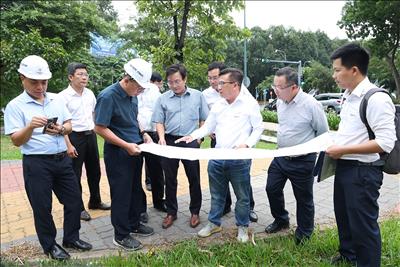 Kiểm tra dự án truyền tải điện cấp bách, đảm bảo cung cấp điện cho sân bay Tân Sơn Nhất